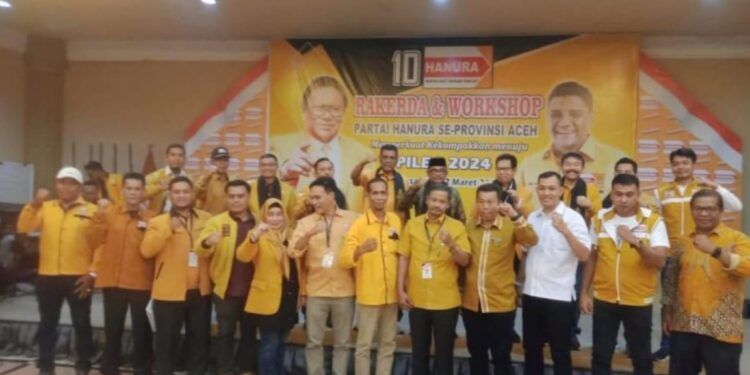 Partai Hanura Gelar Rakerda dan Workshop se Provinsi Aceh di Hotel Harmoni