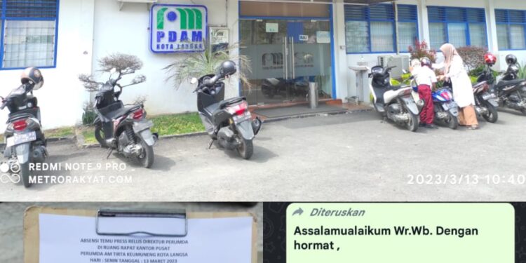 Dirut PDAM Langsa Pilih Kasih Undang Wartawan