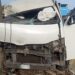 Mobil Hiace BL 7484 AA Tabrak Pohon Kayu di Depan Mesjid Langsa Lama