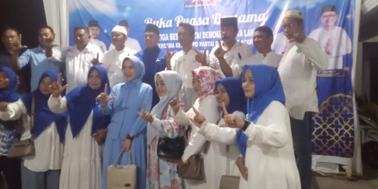 Partai Demokrat Kota Langsa Buka Puasa Bersama