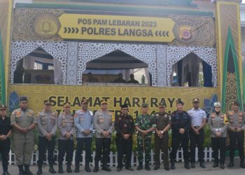 Pj.Walikota Langsa Tinjau Posko Pengamanan Mudik Lebaran Idul Fitri