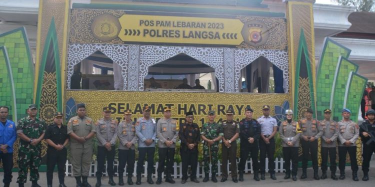 Pj.Walikota Langsa Tinjau Posko Pengamanan Mudik Lebaran Idul Fitri