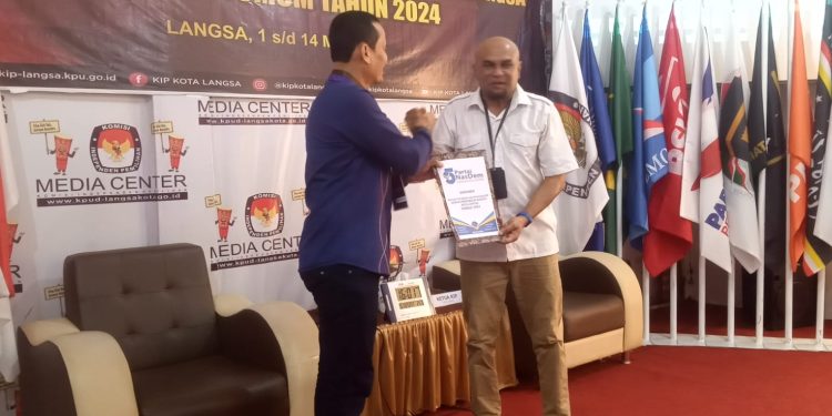 Partai Nasdem Kota Langsa Resmi Mendaftarkan Calon Bacaleg DPRK Ke – Komisi Independen Pemilihan (KIP)