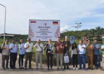 Dubes Jerman Untuk Indonesia  Lakukan Kunjungan Kerja Ke Pabrik Kelapa Sawit dan Group, PT.Dharma Satya Nusantara Tbk