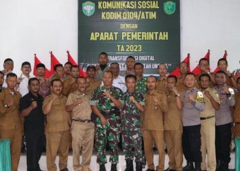 Kodim 0104/Aceh Timur Gelar Komunikasi Sosial Dengan Aparat Pemerintah Tahun 2023