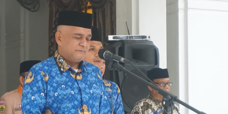 Sekretaris Daerah Kota Langsa Pimpin Upacara Peringatan Hari Otonomi Daerah KE-XXVII Tahun 2023