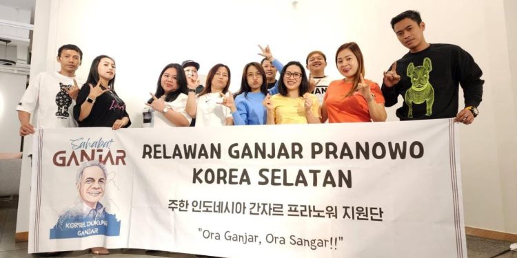 Deklarasi Relawan GANJAR di Korsel Secara Serentak Lima Kota, Lancar dan Sukses