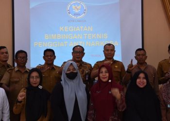 BNN Kota Langsa Gelar Bimbingan Teknis Penggiat P4GN TA.2023