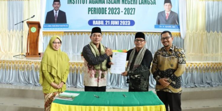 IAIN Langsa Serah Terima Jabatan Rektor Periode 2023-2027