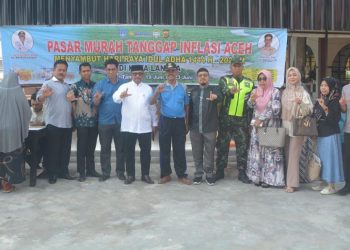 PJ.Walikota Langsa Bersama Kadis Koprindagkop Tinjau Hari Terakhir Pasar Murah