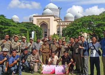 Satpol PP dan WH Kota Langsa  Berhasil Juara 1 Sepak Bola