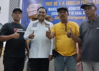 Prof.DR.Ir.H.Abdullah Puteh bertemu Ramah Bersama Simpatisan  Kota Langsa