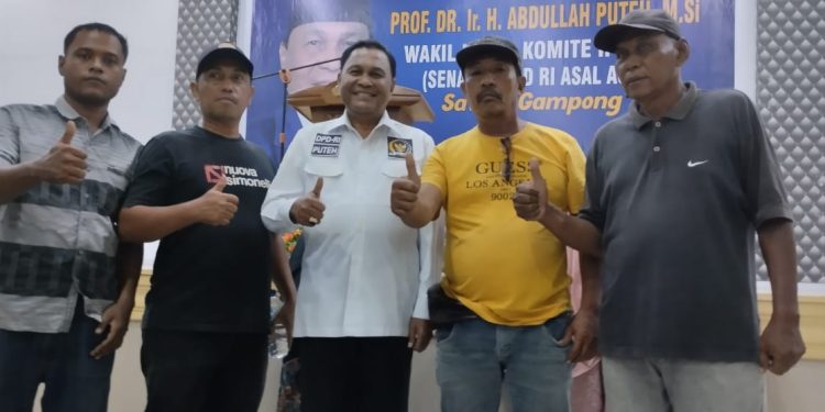Prof.DR.Ir.H.Abdullah Puteh bertemu Ramah Bersama Simpatisan  Kota Langsa