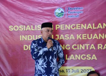 Implementasi Program Ekosistem Keuangan Inklusif (EKI) di Gampong Wisata Cinta Raja.