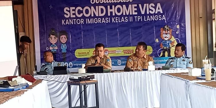 Kantor Imigrasi Kelas II TPI Langsa Sosialisasikan Second Home Visa Bersama Unsur OPD Pemko Langsa