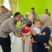 Polantas Aceh Hadir Peduli Stunting, Polres Langsa Berikan Bantuan Asupan Gizi dan Susu