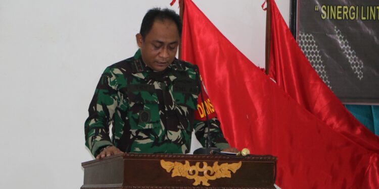 Dandim 0104/Atim Paparkan Hasil Program TMMD Ke-117 Pada Tim Wasev Mabes TNI-AD