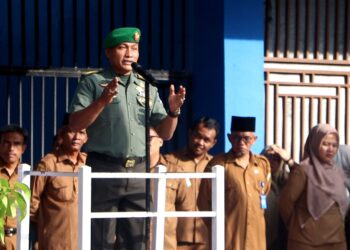 Ini Pesan Dandim 0104/Atim, Saat Saweu Sikula di SMA Negeri 3 Langsa