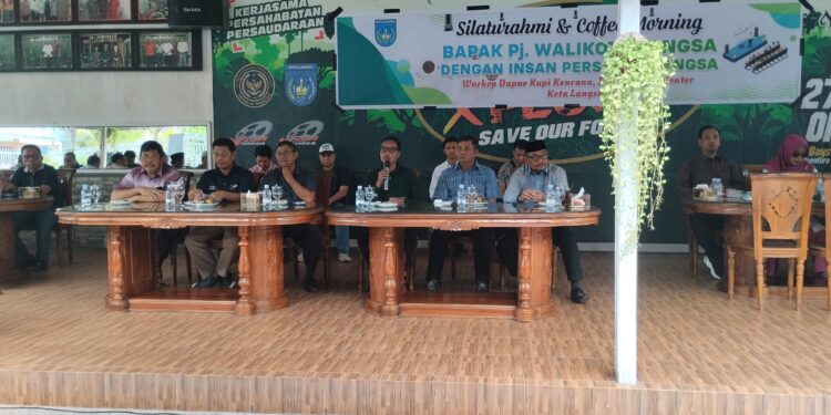Pj.Walikota Langsa Gelar Coffee Morning Bersama Insan Pers