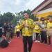 Untuk memeriahkan HUT Ke-59  Partai Golkar Kota Langsa Gelar Senam Massal