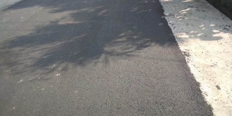 Proyek peningkatan jalan simpang IV- Trom. Keude Rambe Kecamatan Langsa Baru Selesai Dikerjakan