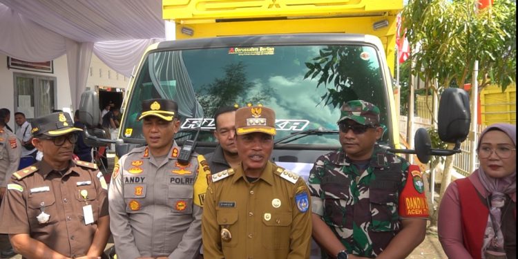 Pelepasan Pendistribusian Logistik Pemilu Tahun 2024 Kota Langsa