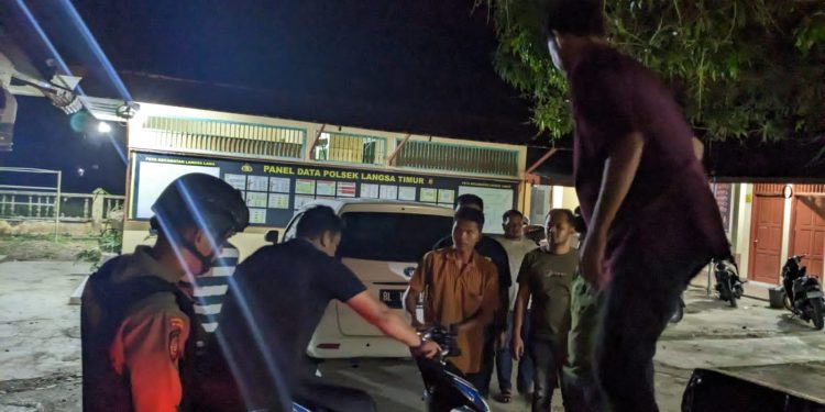 Diduga Hendak Lakukan Balap Liar Beberapa Remaja Diamankan Polsek Langsa Timur