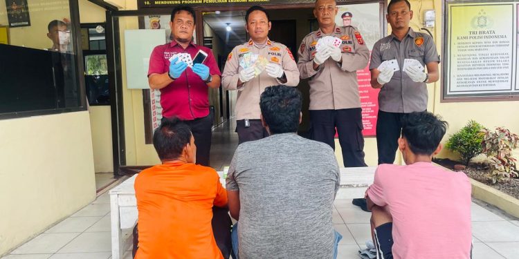 Polsek Langsa Barat Ringkus Pemain Judi Kartu Joker