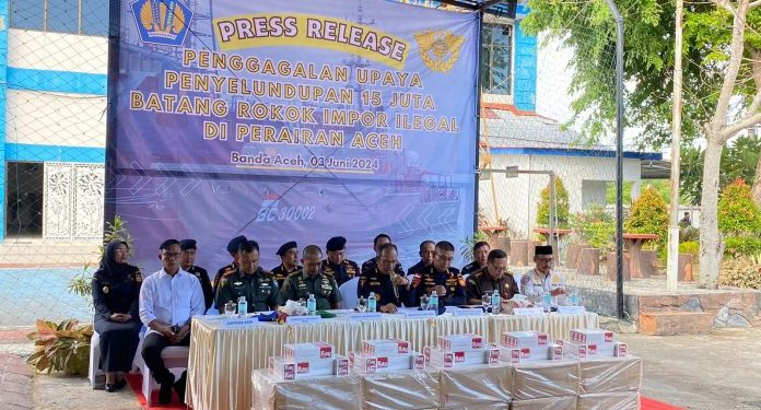 Dalam kurun waktu yang berdekatan di bulan Mei 2024, Bea Cukai gagalkan dua upaya penyelundupan rokok ilegal