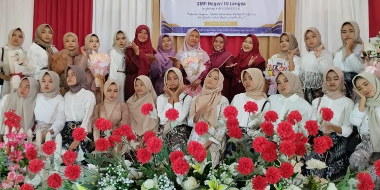 SMP Negeri 10 Langsa Gelar Tasyakuran Untuk Kelulusan Angkatan XVIII (GENESIS 18)