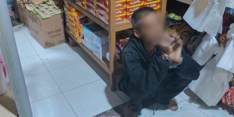 Tim Reskrim Polres Langsa Mengamankan Seorang Pelaku Pencurian Di Toko Grosir Gp.Jawa