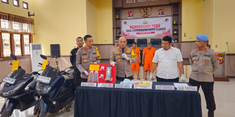 Satu Kilogram Lebih Sabu Berhasil Diamankan, Polres Langsa Selamatkan 8.248 Jiwa