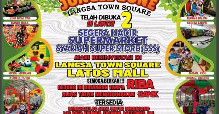 Kabar Gembira Buat Warga Kota Langsa,LATOS Telah Membuka Wahana Permainan Anak JUNGLE ZONE