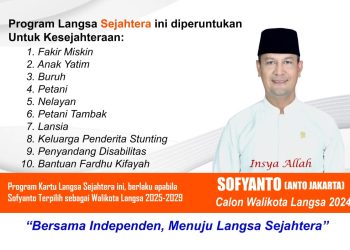 Calon Walikota Langsa, Anto Jakarta Bagikan Kartu Langsa Sejahtera (KLS) Bagi Warga Kota Langsa