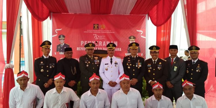 Dalam Rangka HUT RI Ke-79,Lapas Narkotika Kelas II B Langsa Berikan Remisi Bagi WBP