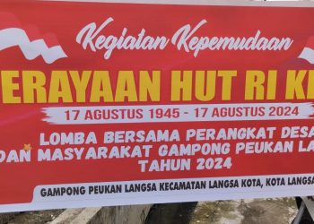 Dalam Rangka Memeriahkan HUT RI ke -79, Pemerintah Gampong Peukan Langsa Gelar Aneka Kegiatan.