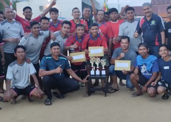 Dalam Rangka Memeriahkan HUT RI Ke-79 Lorong M.Daud Matang Seulimeng Gelar Turnamen Volly