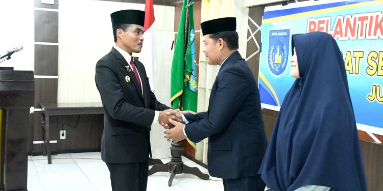SURIYATNO AP,. MSP RESMI MENJADI (PJ)SETDA KOTA LANGSA
