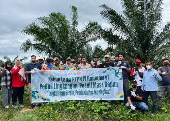 Serikat Pekerja Perkebunan (SP-BUN) PTPN IV Regional VI Kebun Lama Lakukan Kegiatan Gotong Royong