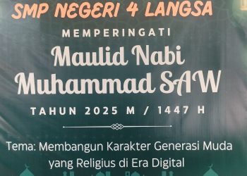 SMP Negeri 4 Langsa Peringati Maulid Nabi Muhammad SAW 1447/H Tahun 2025